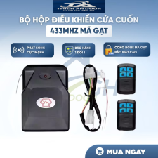 Bộ Điều Khiển Cửa Cuốn Thông Dụng 433 Mã Gạt 