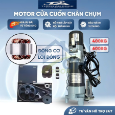 Motor Cửa Cuốn 400-600KG Chân Chụm Lõi Đồng