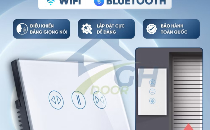 Bộ Điều Khiển Cửa Cuốn Bằng Điện Thoại Từ Xa