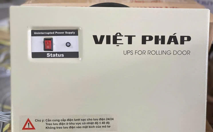 Bình Lưu Điện Dùng Cho Cửa Cuốn Tại TPHCM